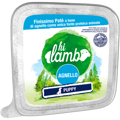 Hi Lamb Puppy Vaschetta Agnello 100G