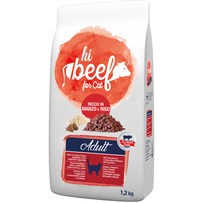 Hi Beef Cat Adult Manzo e Riso 1.2KG