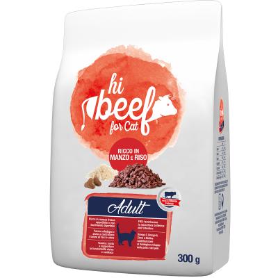 Hi Beef Cat Adult Manzo e Riso 300G