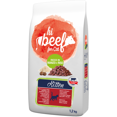 Hi Beef Kitten Manzo Riso 1.2KG