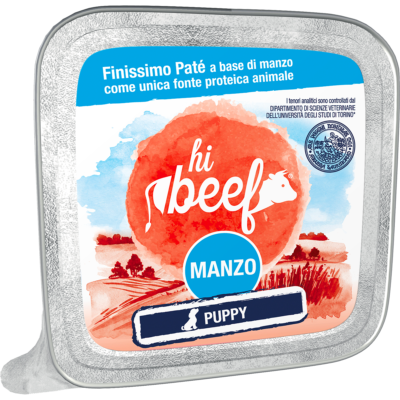 Hi Beef Puppy Vaschetta Manzo 300G