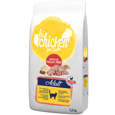 Hi Chicken Cat Adult Pollo e Riso 1.2KG