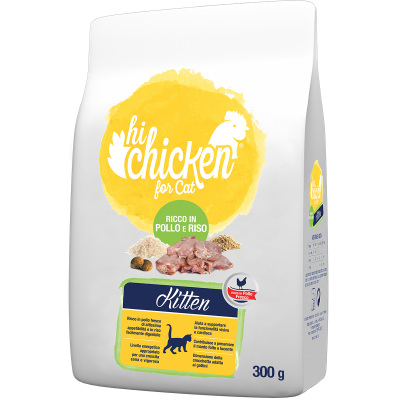 Hi Chicken Kitten Pollo e Riso 300G