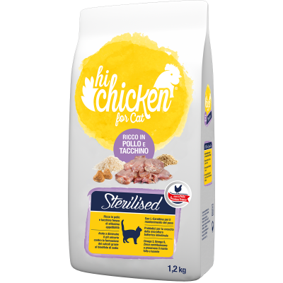 Hi Chicken Cat Adult Sterilised 1.2KG