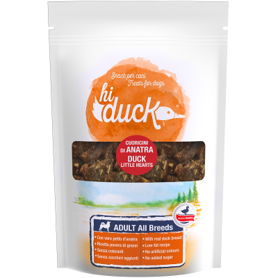 HI Duck Snack cuoricini anatra 90G