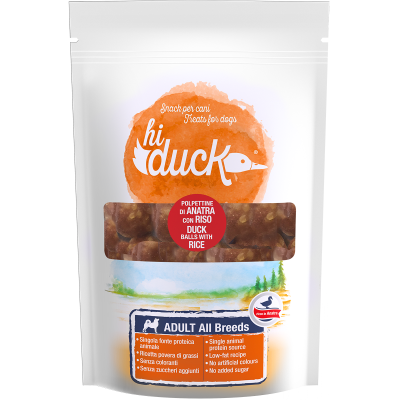 HI Duck Snack Polpettine anatra e riso 90G