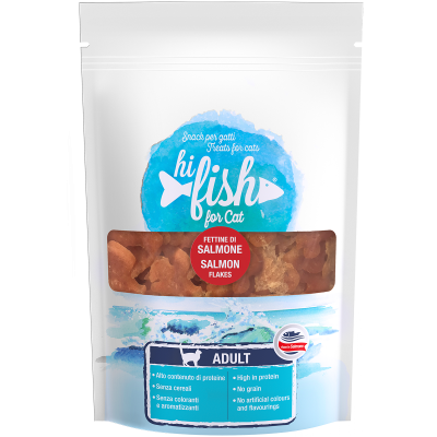 Hi Fish Snack Gatto Fettine Di Salmone 40G