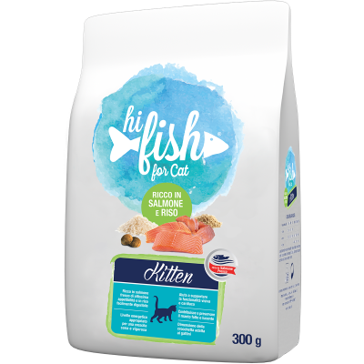 Hi Fish Kitten Salmone e Riso 300G