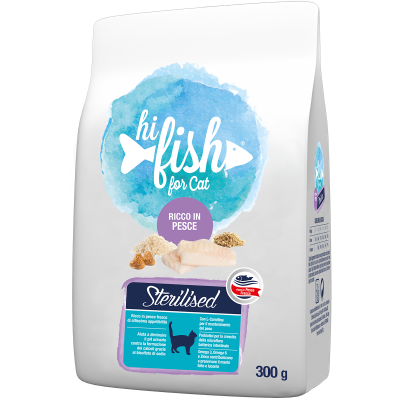 Hi Fish Cat Adult Sterilised al Pesce 300G