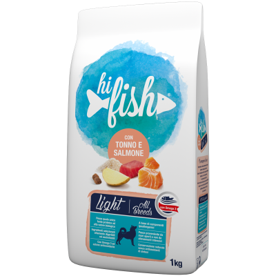 Hi Fish Dog Adult Light Tonno e Salmone 1KG