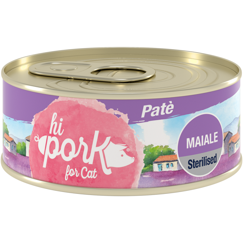 hi-pork-cat-sterilized-pate-maiale-85g