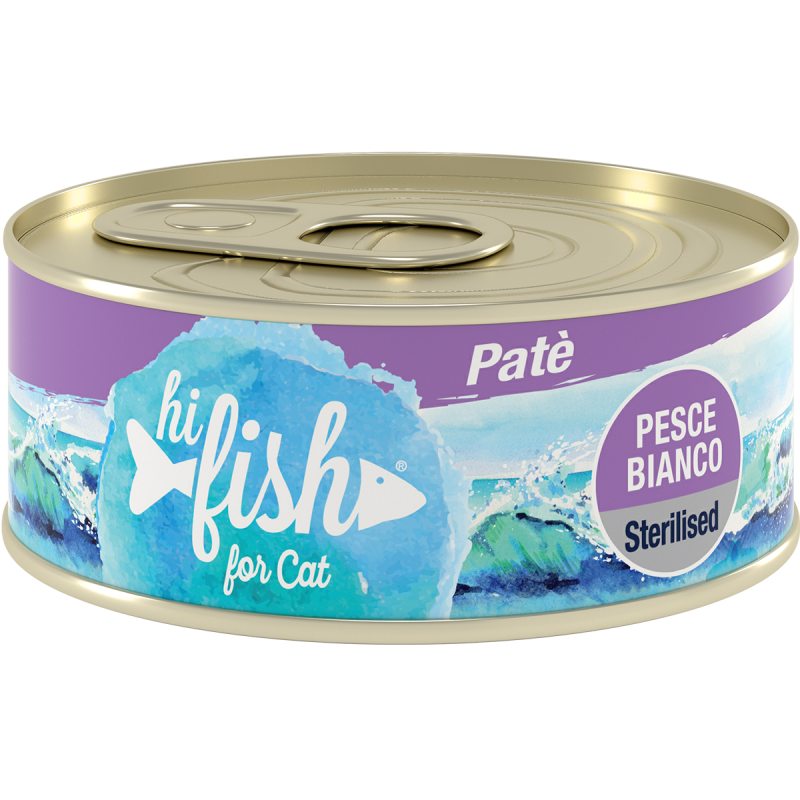 hi-fish-gatto-sterilized-pate-pesce-bianco-85g