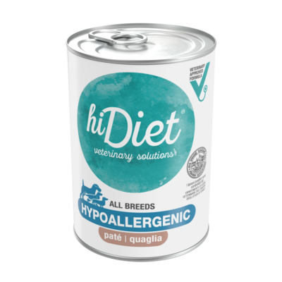 Hi Diet Dog Hypoallergenic Patè con Quaglia 400G